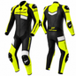 Motorcycle Leather Hi Vis One Piece Riding Suit CE Approved Protection